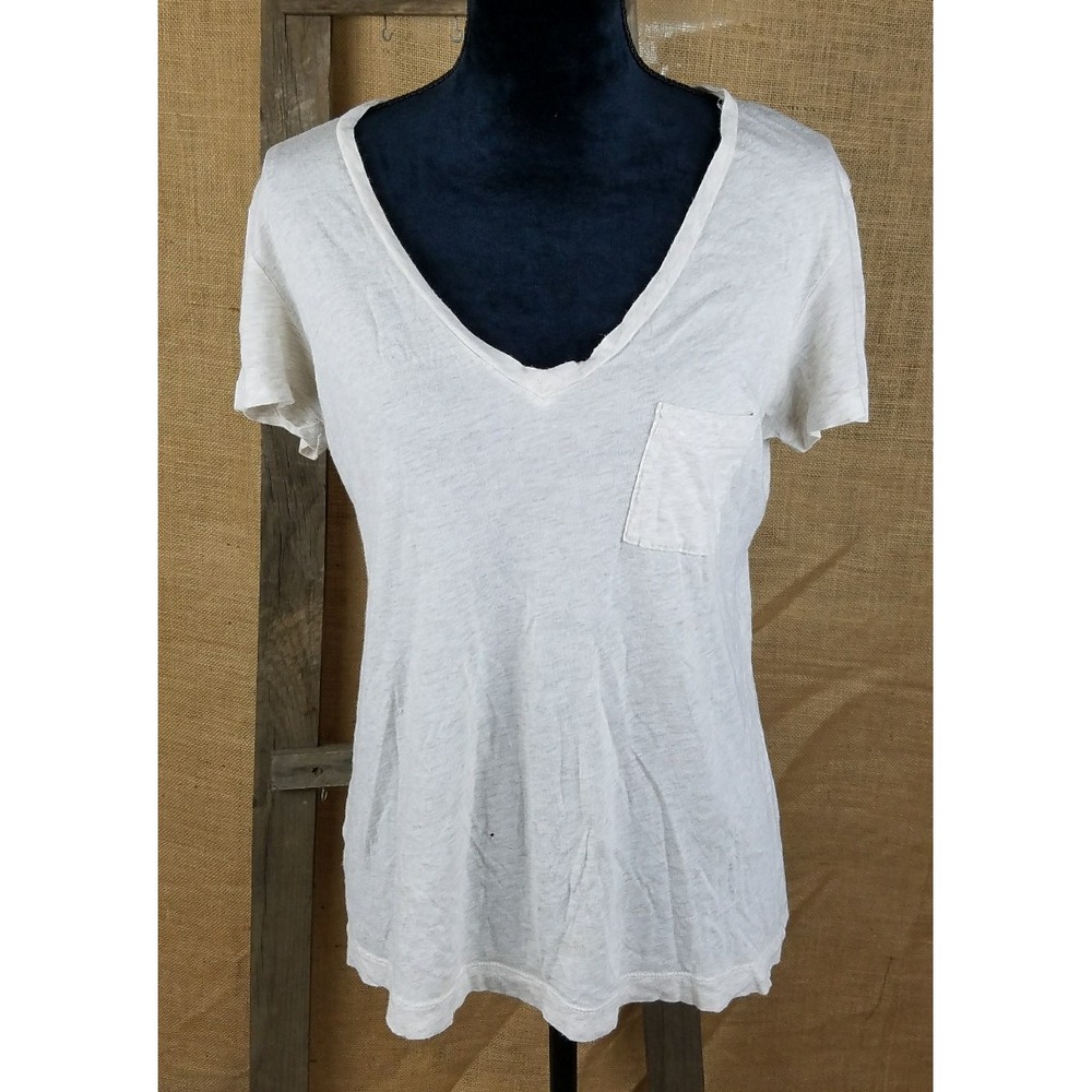 Fossil‎ women S v-neck t-shirt pocket minimalist gorpcore Outdoor